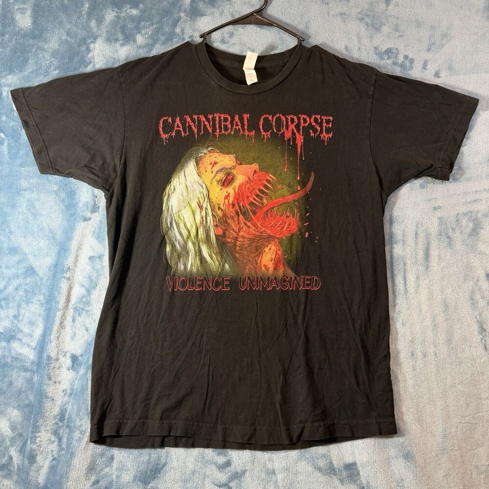 Cannibal Corpse Violence Unimagined Shirt Death Metal Band Graphic Tee Tultex